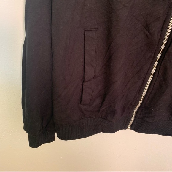Lovestitch Oakley Fleece Bomber Jacket Sweatshirt - Picture 8 of 11